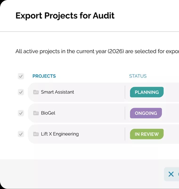 BSFZ + Finanzamt export in one click