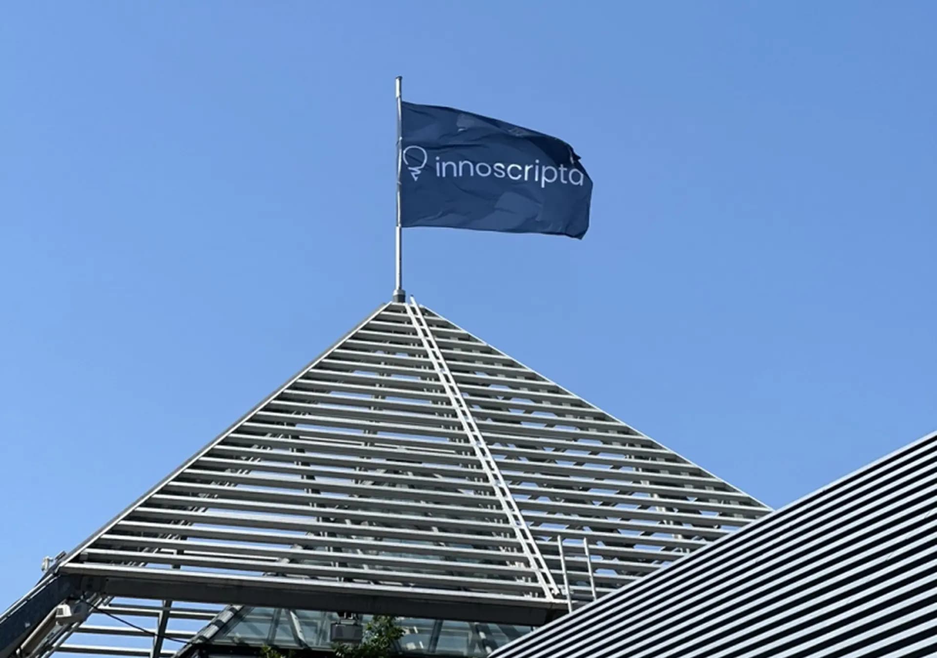 innoscripta flag on a building